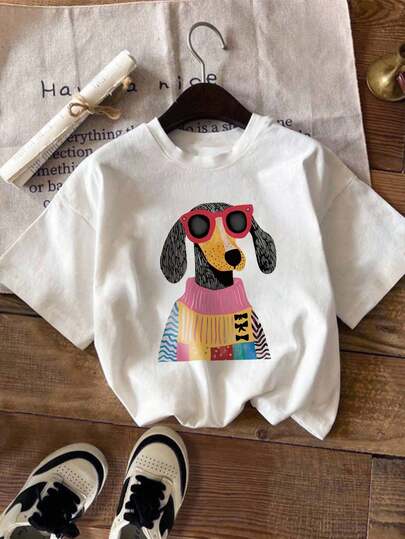 INAWLY Camiseta gráfica para mujer, camiseta de manga corta de estilo casual y urbano, top de verano lindo