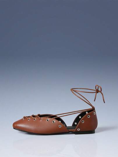 CUCCOO GRLICON 女士时尚休闲系带平底鞋