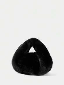 SHECARRY Túi xách nữ, Túi xách quai trên, Họa tiết động vật, Thời trang, Thanh lịch, Đơn giản, Cá nhân hóa, Đa năng, Cổ điển, Đi làm, Văn phòng, Hẹn hò, Hàng ngày, Mua sắm, Trà chiều, Mùa thu và mùa đông - màu đen - Xem 2