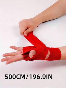 2条装防滑透气速干手部绷带，弹性支撑，保护手腕，适用于拳击、综合格斗训练、健身房锻炼、泰拳实战，男女运动必备装备