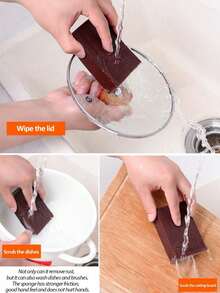 Cirelle 1 件/2 件木柄奶瓶清洁刷，尼龙刷毛长柄杯刷，适用于厨房和餐厅 - 米色 - 查看 7