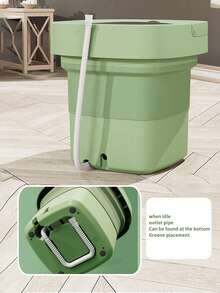 Teckwe 1 Underwear Specific Washing Machine 7L Washing And Draining Integrated/Intelligent Touch/Imitation Hand Washing Pulsator Small Foldable Washing Machine Suitable For Home Use, Essential For Gift Giving, Available In Multiple Colors