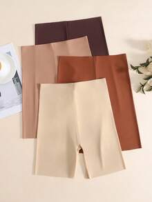 4 paquetes de shorts de ciclismo sin mostrar para mujeres - Multicolor - Ver 2