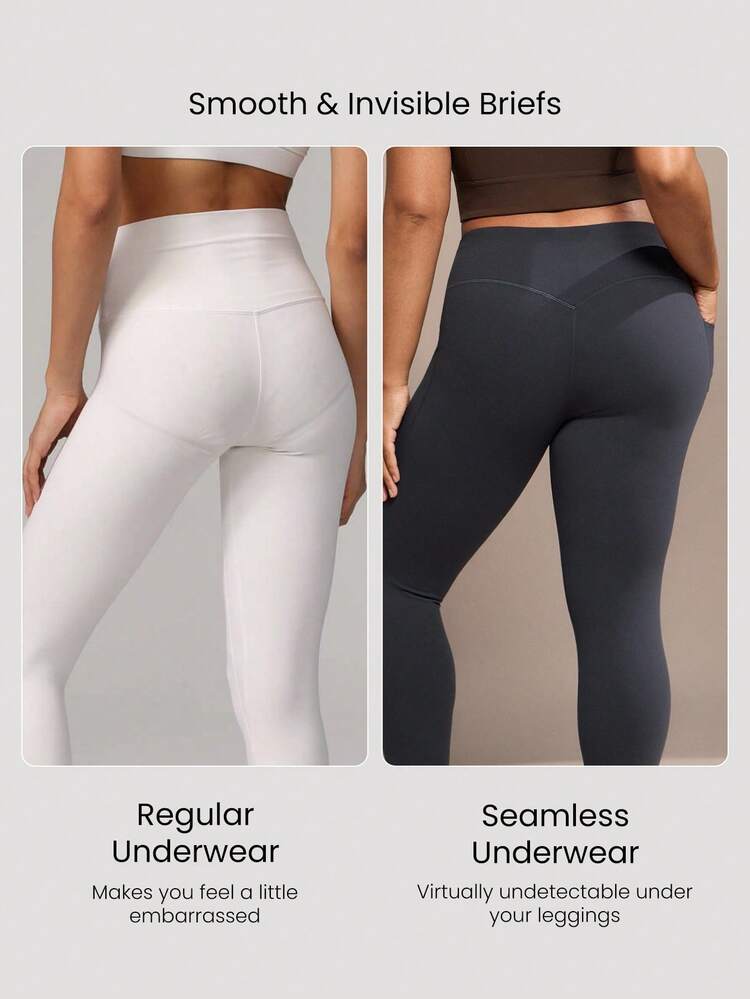 UltraLight 2-Pack Plus Size Soft Stretchy Breathable Seamless High-Waist Briefs Daily Casual