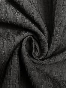 SHEIN Tall Women's Herringbone Pattern Lapel Collar Long Sleeve Long Overcoat, Autumn/Winter,Fall - Grey - View 12