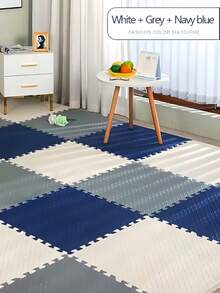 12-Pieces Foam Floor Mats, Interlocking Puzzle Tiles, Versatile For Indoor/Outdoor Use, Non-Slip, Waterproof, Easy To Clean, Suitable For Bedroom, Yoga, Gym, Sports, Fitness, Home Exercise