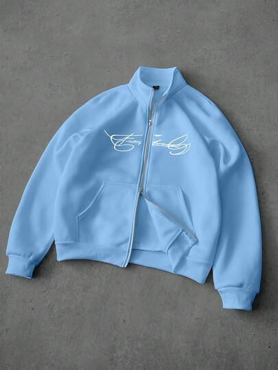 PAVTROS Men's Street-Style Popular INS Matching FREEDOM Print Zip-Up Pullover Sweatshirt, Suitable For Outdoor Music Festivals, Nightclubs, Bars, Boyfriend/Husband Gift, Anniversary Gift, White Raglan Sleeve Pullover Sweatshirt