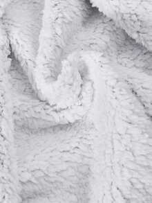 SHEIN ChillGRL 1pc Girls Plus Faux Fur Loose Long Fashionable Jacket, Suitable For Daily Commute, Autumn/Winter