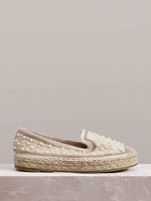 Styleloop 女士平底一脚蹬鞋，波西米亚风格，复古美式，波西米亚风，西部风，音乐节，派对装