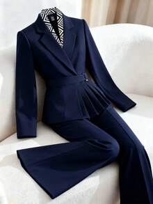 GlowEve 优雅通勤时尚修身西装套装