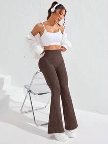 SHEIN Sports 3件套无缝运动瑜伽紧身裤 - 彩色 - 查看 6