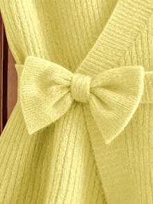 GlowEve New European & American Fashion Mixed Color Chic Versatile Knitted Sweater Top - Light Yellow - View 5