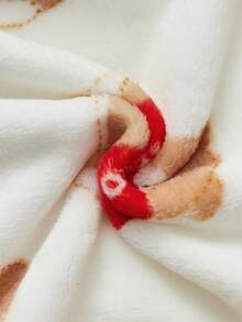 Neonato/Neonata Tutina con cappuccio morbida e soffice con stampa a stelle, adatta per uscite in autunno/inverno e per uso domestico - Multicolore - Visualizzare 2