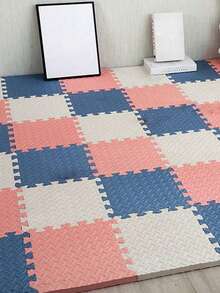 12-Pieces Foam Floor Mats, Interlocking Puzzle Tiles, Versatile For Indoor/Outdoor Use, Non-Slip, Waterproof, Easy To Clean, Suitable For Bedroom, Yoga, Gym, Sports, Fitness, Home Exercise