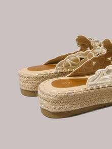 Styleloop Women's Flat Slip-On Shoes, Boho, Retro American, Bohemian, Western Style, Suitable For Vacation, Music Festival, Party For Christmas Holiday Travel Essential Boho - Gold - View 5