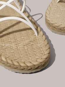 Styleloop Women's Flat Sandals, Bohemian Style Western Music Festival Party Beach Holiday Wear