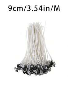 50/100 支蜡烛芯 – DIY 蜡烛制作材料 - 白色 - 查看 7