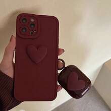 1个创意心形保护套，适用于2/3/4/Pro/Pro2/Pro3蓝牙耳机，理想的礼物