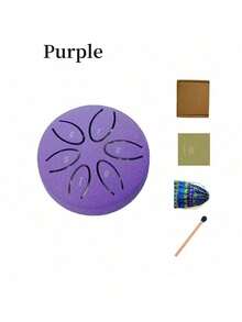 6 音钢舌鼓套装，含 1 个户外花园雨鼓、3 英寸碳钢手鼓、户外使用的防水升级音乐雨铃， - 彩色 - 查看 21