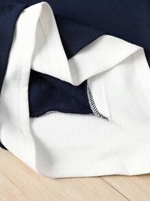 Mirajuku 2 件套男童休闲学院风字母印花圆领运动衫和慢跑裤套装，适合秋冬季上学、运动、分层穿着