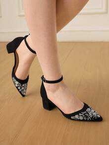 CUCCOO HITCHD Women's Buckle Design Casual Versatile Flat Shoes - Black - View 6