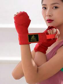 2条装防滑透气速干手部绷带，弹性支撑，保护手腕，适用于拳击、综合格斗训练、健身房锻炼、泰拳实战，男女运动必备装备