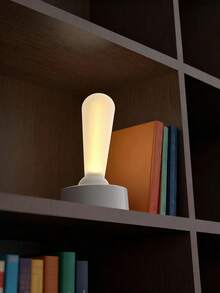 Teckwe Lever Night Light, Innovative Dimmable Toggle Switch Stylish Fun Wall/Desktop Use Cute Stick-Shaped Rechargeable Lamp - White - View 4