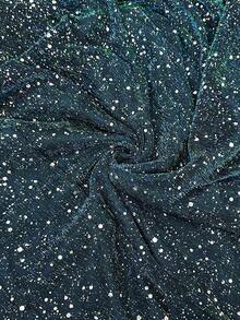 Cravure Never Out Of Style, Kooky Elegance Collection (Woe Is Me Vibes)(Wednesday Aesthetic) 2025 New Elegant Ruffle Sleeve Dress, Suitable For Back To School, Graduation, Holidays, Valentine's Day, Music Festivals, Mother's Day, Halloween, Thanksgiving, Easter, National Day, Galas, Dates, Parties, Weddings, Outdoor Trips - Green - View 3