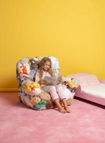 Joivida Large Capacity Transparent Sofa Toy Storage Sofa Seat Organizer, 39.37*35.43 Inches/100*90cm, Multi-Purpose, PVC, Durable, Easy To Clean, Suitable For Plush Toys And Home Supplies, Double Zipper Design, Easy To Store - White - View 14