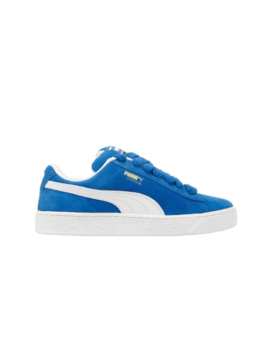 Puma Suede Women's Sneakers Blue/White 395205 - 藍色配白色 - 查看 1