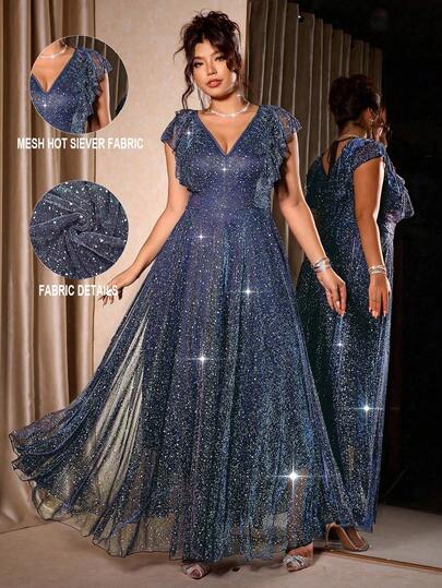 Cravure Never Out Of Style, Kooky Elegance Collection (Woe Is Me Vibes)(Wednesday Aesthetic) 2025 New Elegant Ruffle Sleeve Dress, Suitable For Back To School, Graduation, Holidays, Valentine's Day, Music Festivals, Mother's Day, Halloween, Thanksgiving, Easter, National Day, Galas, Dates, Parties, Weddings, Outdoor Trips