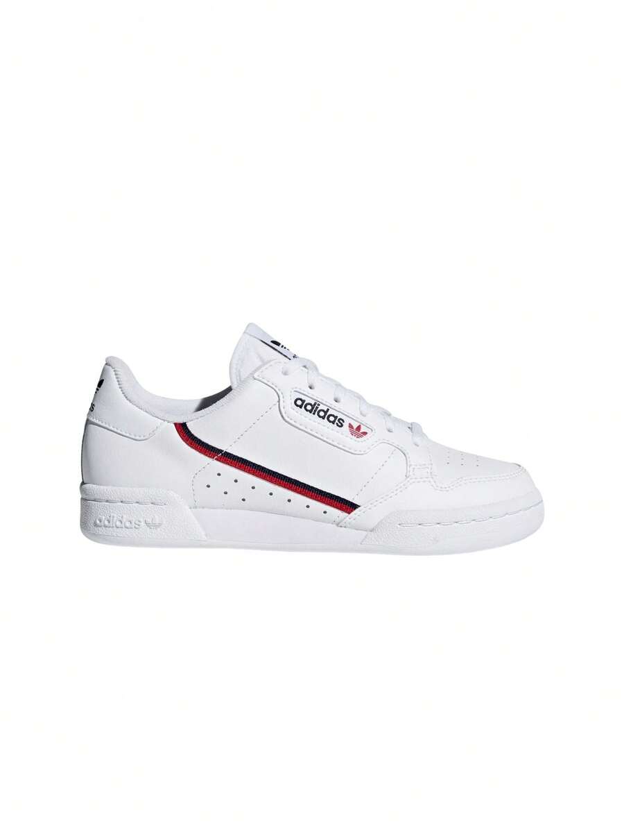 Adidas Continental 80 Kids Shoes Cloud White / Scarlet / Collegiate Navy F99787 - Cloud White / Scarlet / Collegiate Navy - View 1