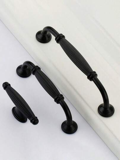 مقبض باب حديث بسيط من سبيكة الألومنيوم المجوف 1/2 قطعة، مقبض خزانة وخزانة الملابس وخزانة الطاولة الجانبية وخزانة التلفزيون ودرج الأثاث، إكسسوارات أجهزة