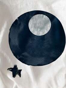 Resyla Casual Circle Print Short Sleeve T-Shirt, Summer - White - View 5