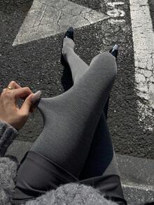 DAZY 女士加厚保暖打底裤，百搭显瘦