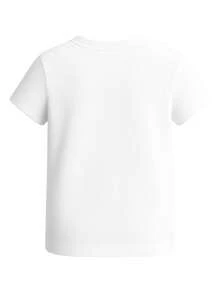 Calvin Klein Girls T-Shirt White - Bright white/black - View 2