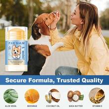1 pieza 40g Crema hidratante para el cuidado de las almohadillas de las patas de gato y perro, tipo universal para el cuidado de las patas de gatos y perros - Naranja - Ver 3