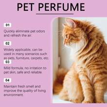 1Pc/2pcs Pet Odor Eliminator & Freshener Spray, Cats & Dogs Deodorizing & Air Freshening Care Mist - Multicolor - View 9