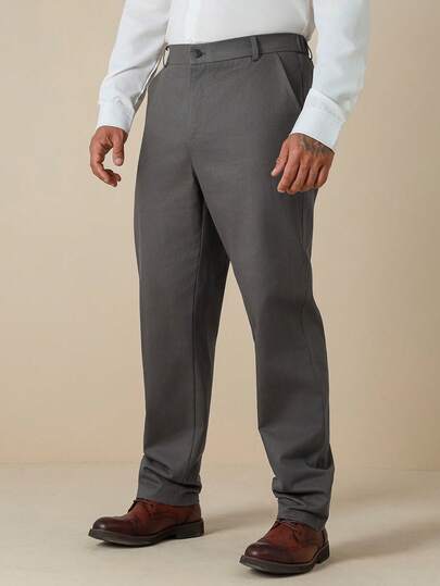 Manfinity Nomadique Men's Casual Versatile Pants, Hiking Trekking Outdoor Casual Tactical Trousers Slacks For Men Grey Dress Pants Men