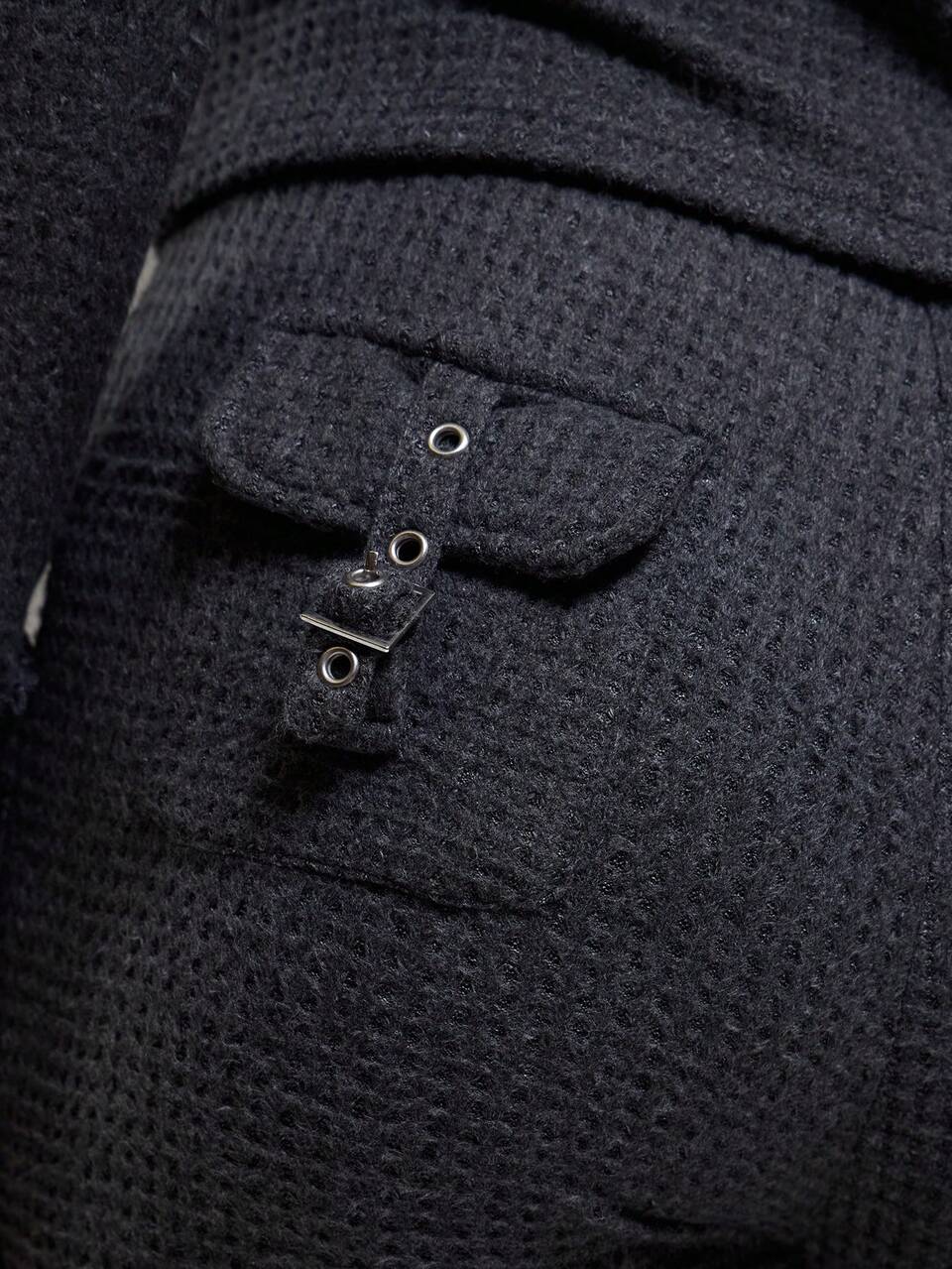 Bas coordonnés en tricot gaufré ajusté à taille mi-haute avec détail de poche arrière cloutée. Pantalon décontracté pour l'automne, le printemps, l'été, pour les filles cool, confortables et mignonnes, pour l'extérieur et l'exploration, dans le style Y2K