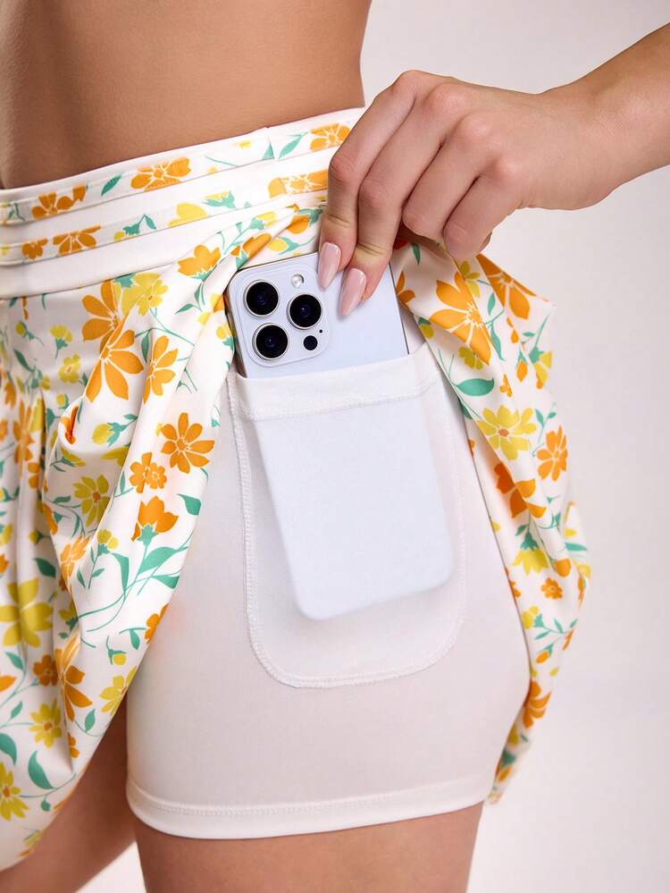 Sovereign Charm 女士夏季碎花运动短裙 - 彩色 - 查看 5