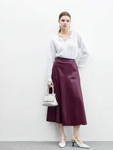 CUCCOO BIZCHIC 女士时尚勃艮第红色花卉装饰尖头高跟鞋 - 白色 - 查看 6