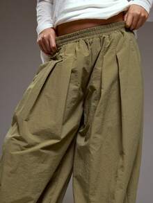 MUSERA Extreme Wide Leg Pleated Balloon Leg Trousers Fall Autumn Winter  Coolgirl Cosy Cute Outdoors Explorer Y2k Spring