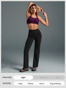 GLOWMODE Leggings Acampanados Featherfit™ De 31" - Negro - Ver 7