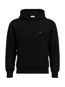Calvin Klein Terry Badge Men's Hoodies Black - Black - View 4