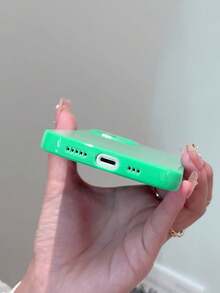 Solid Phone Case - Green - View 4