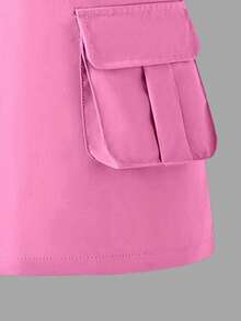 SHEIN Explorewe 2件套少女休闲时尚百搭甜美冰淇淋和数字67图案舒适圆领T恤配半裙套装，适合春夏穿着，轻盈舒适，秋冬皆宜，时尚休闲，适合返校、聚会、户外野餐、街头摄影、校园、节日等场合，也是馈赠佳品。 - 彩色 - 查看 4