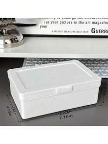 INS 白色照片卡收纳盒 INS 照片卡夹 收纳盒 照片卡套 偶像照片收藏整理盒 1个装 - 白色 - 查看 6