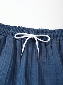 Manfinity Swimmode 男士纯色休闲短袖衬衫和短裤套装