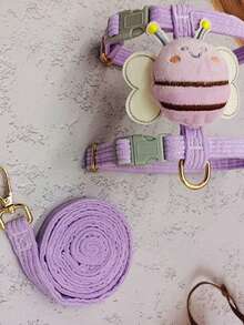 Frânghie de tracțiune pentru pisici, lesă anti-evadare pentru pisici, ham de plimbare pentru pisici cu set de lesă cu plumb, ham de plasă moale pentru pisoi și cățeluș, articole pentru animale de companie pentru câini mici